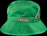 Alpha Kappa Alpha Embroidered Bucket Hat [Green]