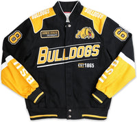 Big Boy Bowie State Bulldogs S9 Mens Racing Twill Jacket [Black]