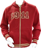 Buffalo Dallas Kappa Alpha Psi 1911 Zip Hoodie [Crimson Red]