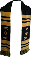 Buffalo Dallas Alpha Phi Alpha 2-Ply Knit Scarf [Black]