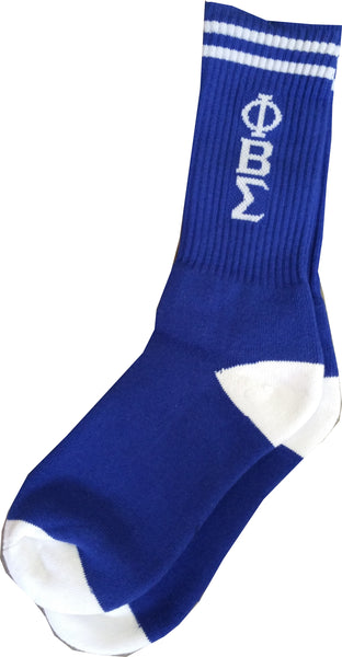 Buffalo Dallas Phi Beta Sigma Crew Socks [Blue]