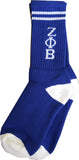 Buffalo Dallas Zeta Phi Beta Crew Socks [Blue]