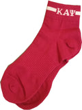 Buffalo Dallas Kappa Alpha Psi Footie Socks [Crimson Red]