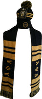Buffalo Dallas Alpha Phi Alpha Scarf & Skull Cap Set [Black]