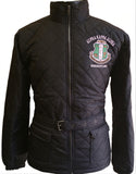 Buffalo Dallas Alpha Kappa Alpha Quilted Riding Jacket [Black]