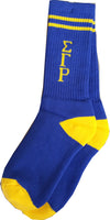 Buffalo Dallas Sigma Gamma Rho Crew Socks [Blue]