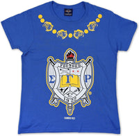 Big Boy Sigma Gamma Rho Divine 9 S11 Ladies Tee [Royal Blue]