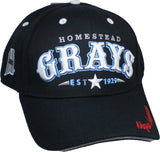Big Boy Homestead Grays Legends S142 Mens Baseball Cap [Black]