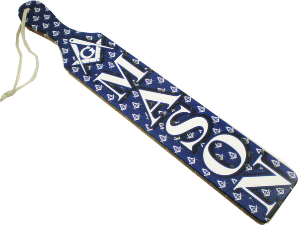Mason Printed Symbol Crest Wood Paddle [Brown]