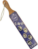 Zeta Phi Beta Acrylic Topped Founders Wood Paddle [Brown]