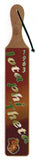 Iota Phi Theta Acrylic Topped Script Wood Paddle [Brown]