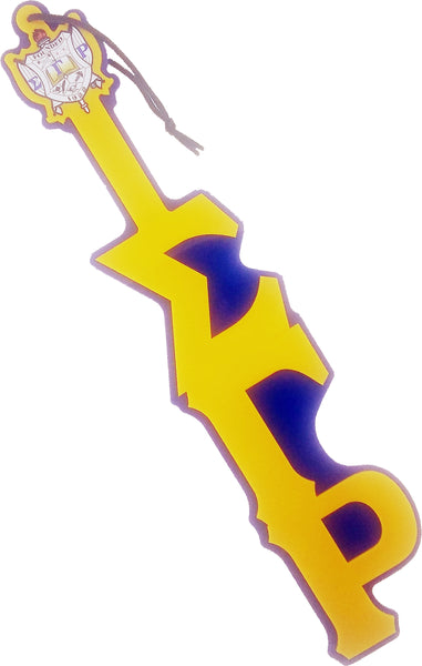 Sigma Gamma Rho Acrylic Paddle With Crest [Gold]
