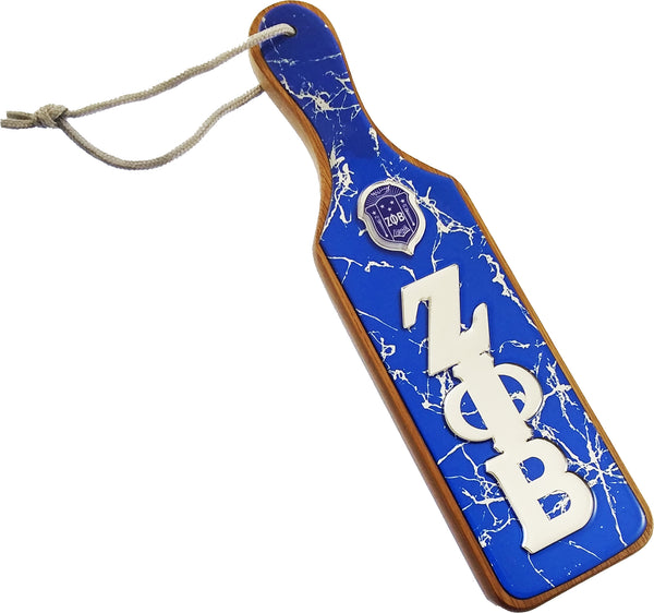 Zeta Phi Beta S501 Domed Wood Paddle [Brown]