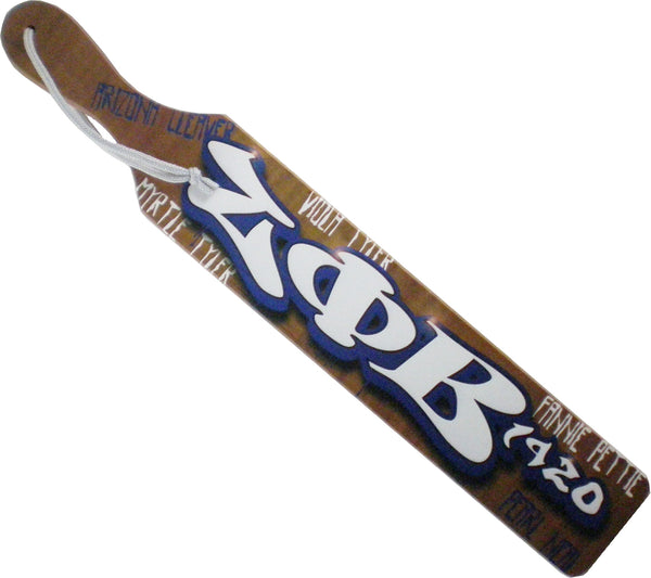 Zeta Phi Beta Graffiti Founders Wood Paddle [Brown]