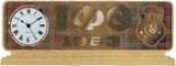 Iota Phi Theta Wood Desk Top Clock [Brown]
