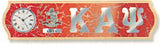 Kappa Alpha Psi Wood Wall Clock [Brown]