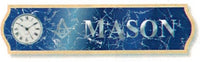 Mason Wood Wall Clock [Brown]