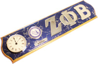 Zeta Phi Beta Wood Wall Clock [Brown]