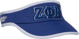 Zeta Phi Beta Featherlight Womens Visor [Blue]