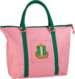 Alpha Kappa Alpha Canvas Tote Bag [Pink]