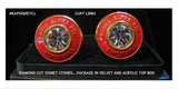 Kappa Alpha Psi Topaz Stone Signet Cuff Links [Gold]