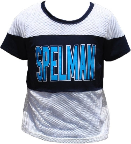 Big Boy Spelman College Mesh Ladies Tee [Navy Blue]