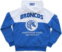Big Boy Fayetteville State Broncos S4 Mens Windbreaker Jacket [Royal Blue]