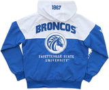 Big Boy Fayetteville State Broncos S4 Mens Windbreaker Jacket [Royal Blue]