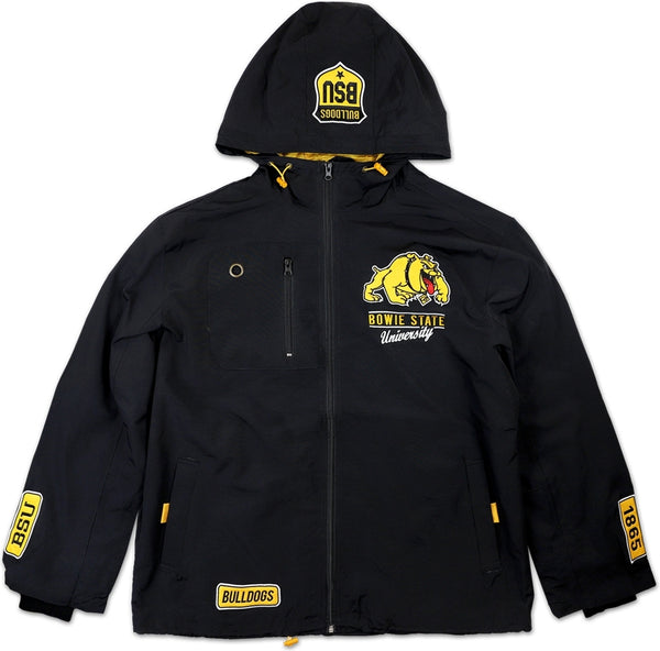 Big Boy Bowie State Bulldogs S2 Mens Windbreaker Jacket [Black]