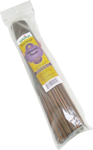 Madina African Musk Scented Fragrance Incense Stick Bundle [Brown]