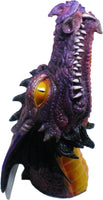 Smoking Dragon Head Incense Stick Burner [Purple]
