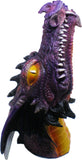 Smoking Dragon Head Incense Stick Burner [Purple]