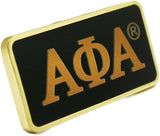 Alpha Phi Alpha 3 Letter Bar Lapel Pin [Black]