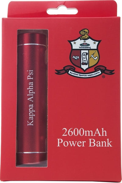Kappa Alpha Psi LED Power Bank [Red]