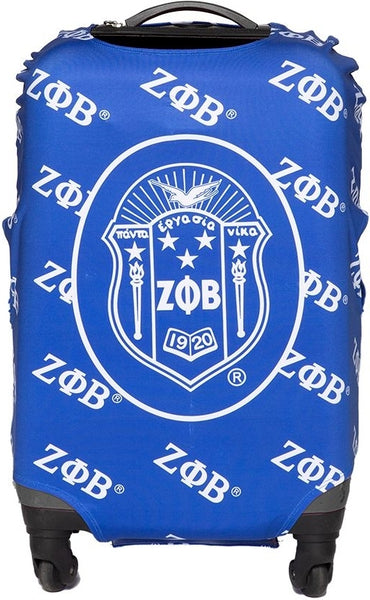 Zeta Phi Beta Luggage Cover [Blue]