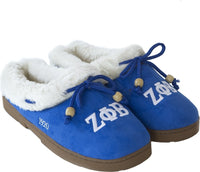 Zeta Phi Beta Womens Cozy Slippers [Blue]