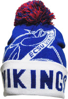 Big Boy Elizabeth City State Vikings S248 Beanie With Ball [Royal Blue]