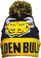 Big Boy Johnson C. Smith Golden Bulls S248 Beanie With Ball [Navy Blue]