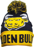 Big Boy Johnson C. Smith Golden Bulls S248 Beanie With Ball [Navy Blue]