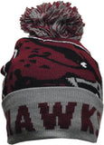 Big Boy Maryland Eastern Shore Hawks S248 Beanie With Ball [Maroon]