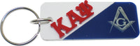 Kappa Alpha Psi + Mason Two Group Split Key Chain [White/Blue]
