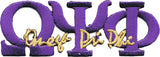Omega Psi Phi Signature Iron-On Patch [Purple]