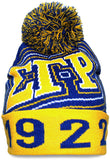 Big Boy Sigma Gamma Rho Divine 9 S9 Beanie With Ball [Royal Blue]