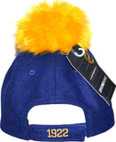 Big Boy Sigma Gamma Rho Divine 9 S148 Ladies Pom Pom Cap [Royal Blue/Gold]