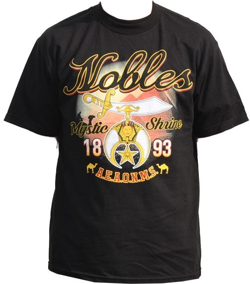Big Boy Shriner Nobles Divine S5 Mens Tee [Black]