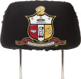 Kappa Alpha Psi Car Seat Headrest Cover [Black]
