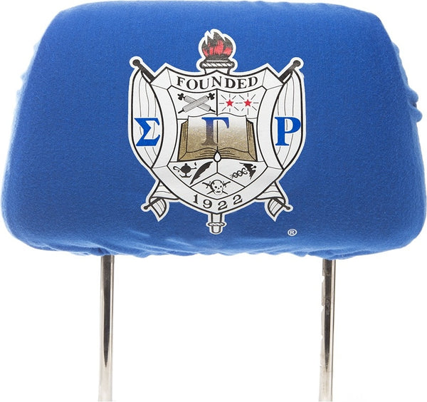 Sigma Gamma Rho Car Seat Headrest Cover [Blue]