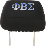 Phi Beta Sigma Car Seat Headrest Cover [Black]