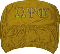 Omega Psi Phi Car Seat Headrest Cover [Old Gold]