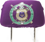Omega Psi Phi Car Seat Headrest Cover [Purple]